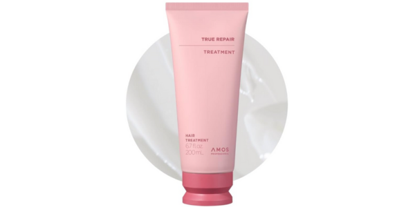 Amosトゥルーリペアヘアパックの実物写真｜ダメージ毛向け集中補修トリートメント
