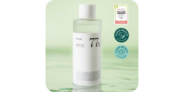 アヌアドクダミ77トナーの実物写真｜肌荒れケアに人気の韓国化粧水