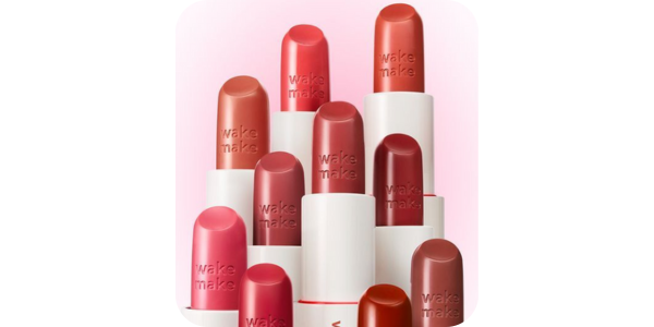 WAKEMAKEリップバームセットの実物写真｜韓国お土産に人気の色付きリップバームセット